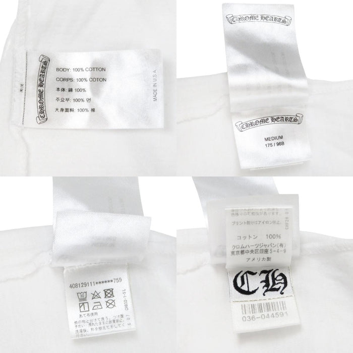 CHROME HEARTS
CH Plus Cotton
Scroll Label Logo Print T-Shirt