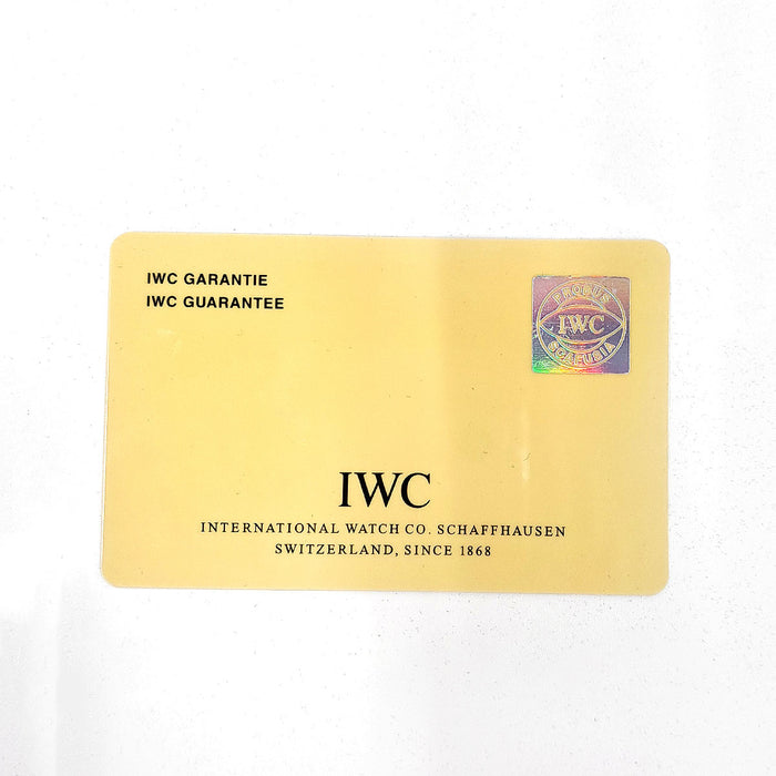 IWC 
Mark 16 
With warranty Mark XVI