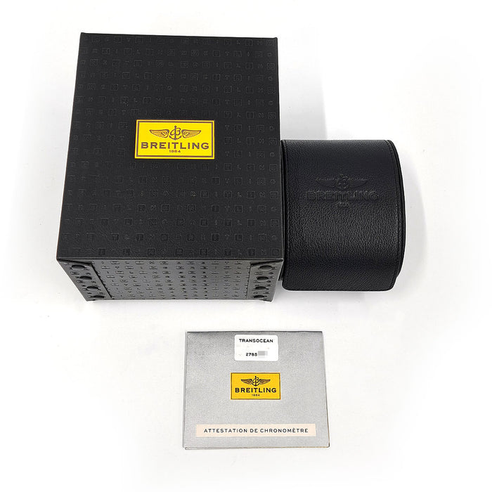 BREITLING 
Transocean cronografo 
con scatola