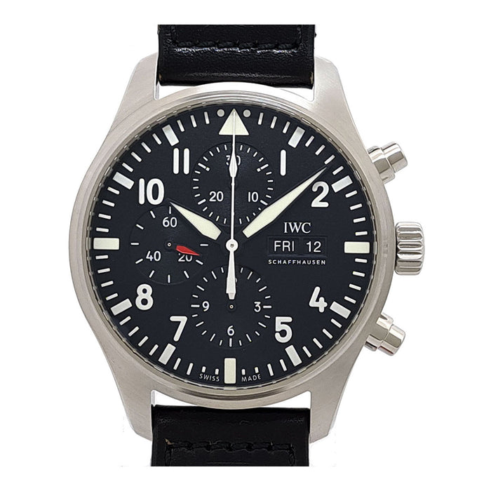 IWC Pilot Watch Chronograph with Box and Warranty Card