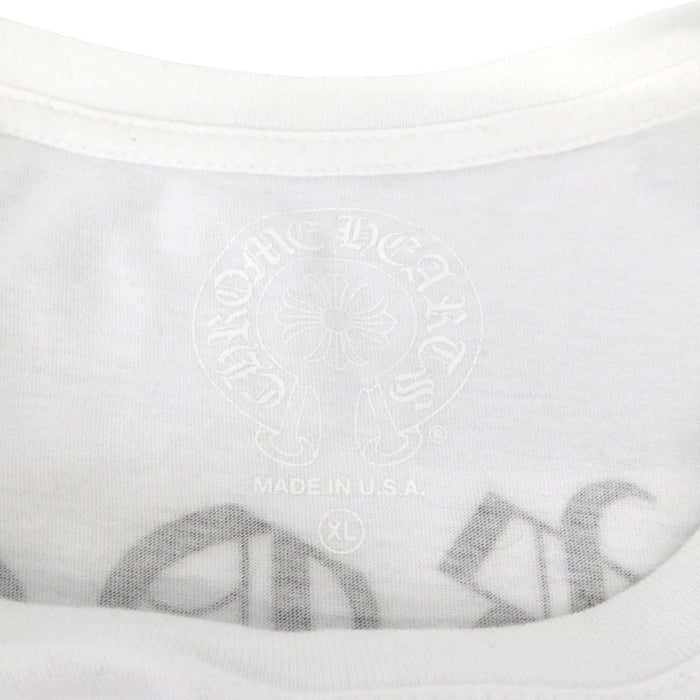 CHROME HEARTS 
CH 東京限定 スクロールラベル コットン 
ホースシュー レタリング Tシャツ