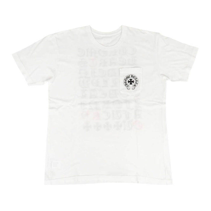 CHROME HEARTS 
CH 東京限定 スクロールラベル コットン 
ホースシュー レタリング Tシャツ