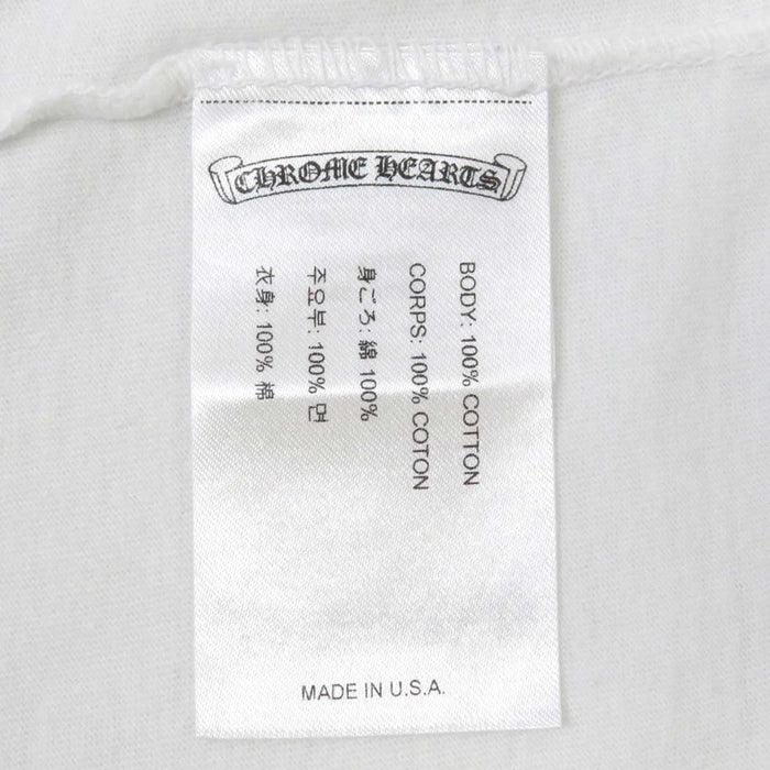 CHROME HEARTS 
CH 東京限定 スクロールラベル コットン 
ホースシュー レタリング Tシャツ