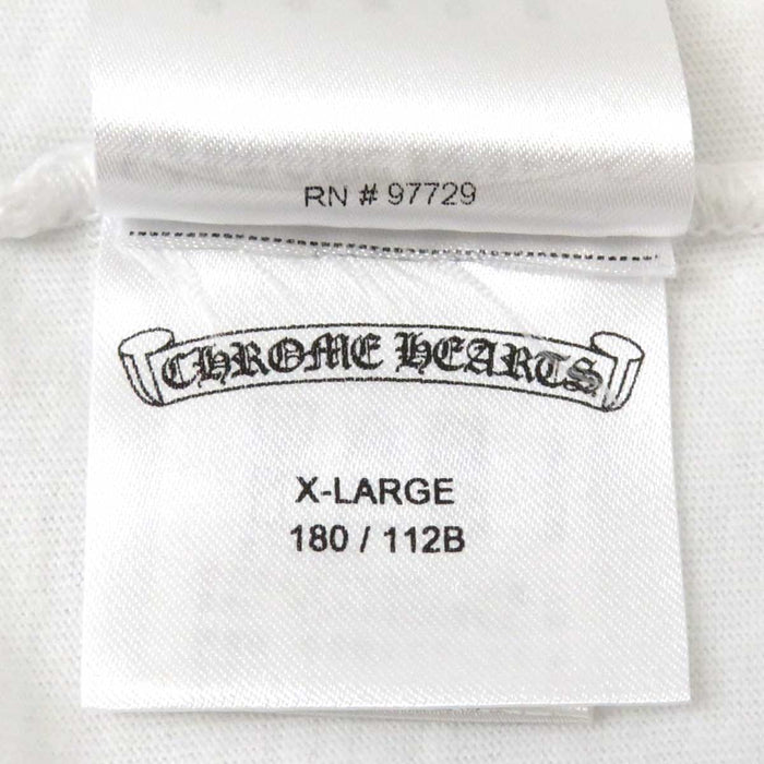 CHROME HEARTS 
CH 東京限定 スクロールラベル コットン 
ホースシュー レタリング Tシャツ