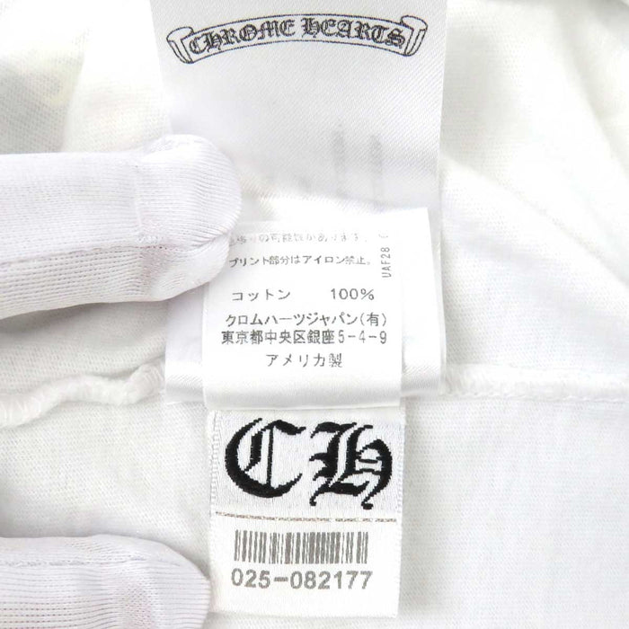 CHROME HEARTS 
CH 東京限定 スクロールラベル コットン 
ホースシュー レタリング Tシャツ