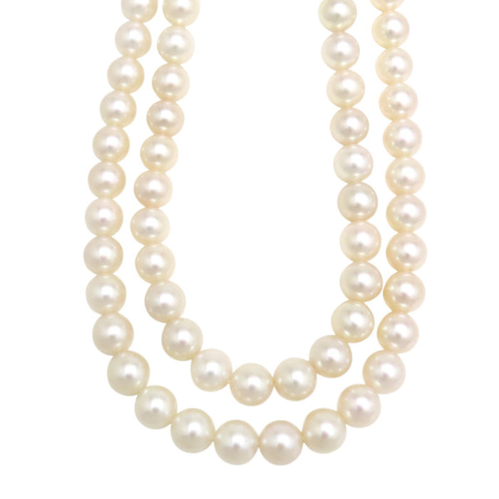 MIKIMOTO 
アコヤ パール 2連 ネックレスヤパール ネックレス