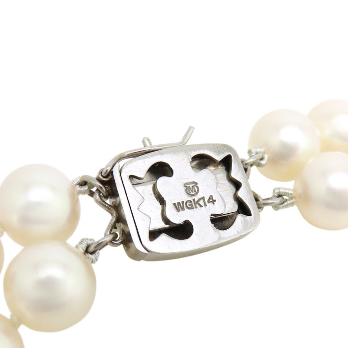 MIKIMOTO 
アコヤ パール 2連 ネックレスヤパール ネックレス