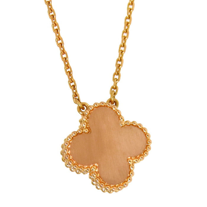 Van Cleef & Arpels 
ヴィンテージ アルハンブラ ネックレス 2011年ホリデー限定