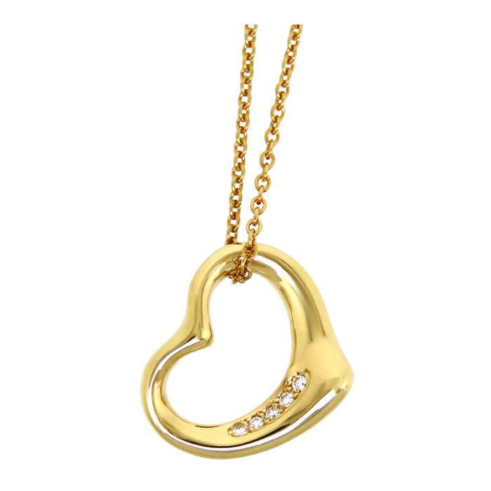 TIFFANY&Co. 
Open Heart Necklace