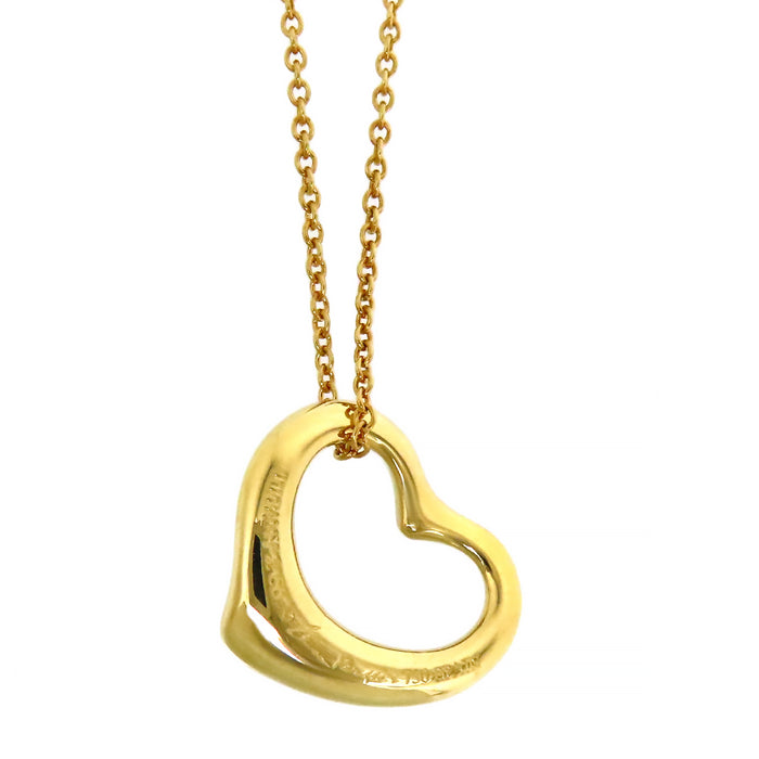 TIFFANY&Co. 
Open Heart Necklace