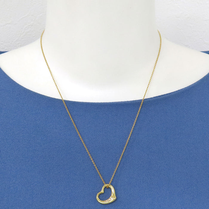 TIFFANY&Co. 
Open Heart Necklace