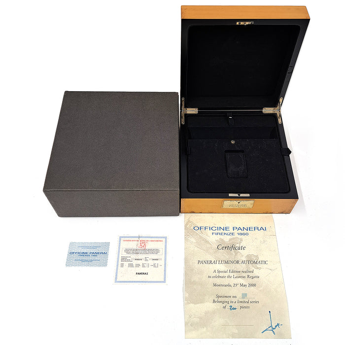 OFFICINE PANERAI 
ルミノール モンテカルロ2000 FULLSET 
箱ギャラ付