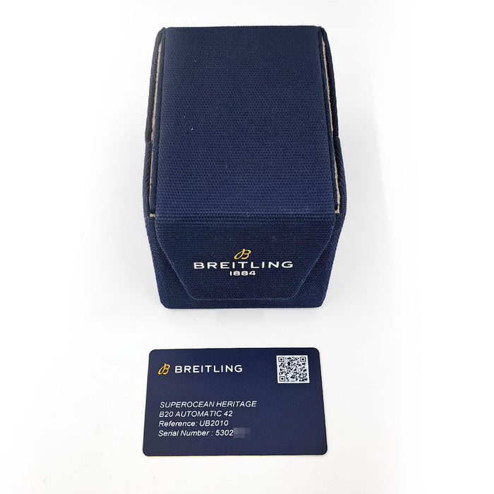 BREITLING 
Superocean Heritage B20 
With box and warranty card