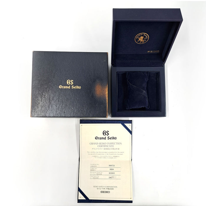 SEIKO 
グランドセイコー メカニカル Overhauled 
箱付