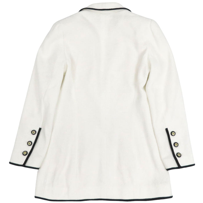 CHANEL 
P95 COCO CC ココボタン ヴィンテージ コットン 
ココマーク トリム ジャケット