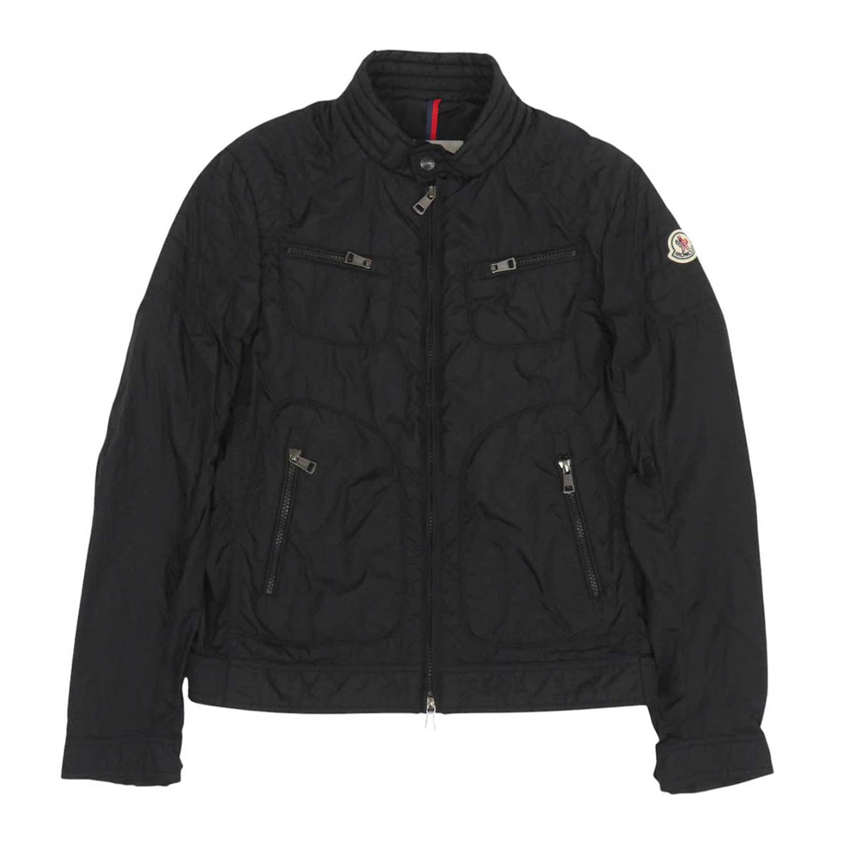 MONCLER ワッペン ダブルジップ ハイネック DONATIEN ナイロン