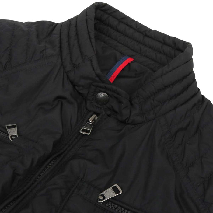 MONCLER 
ワッペン ダブルジップ ハイネック 
DONATIEN ナイロンジャケット