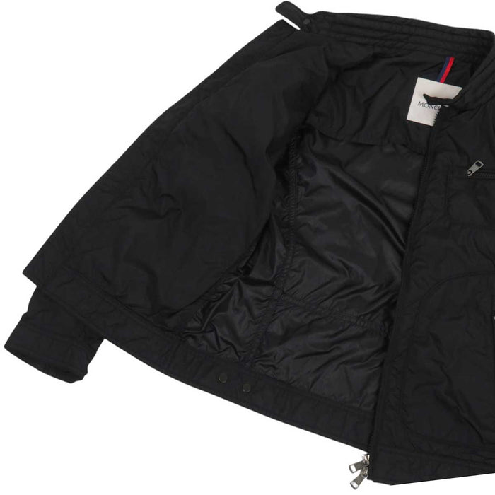 MONCLER 
ワッペン ダブルジップ ハイネック 
DONATIEN ナイロンジャケット