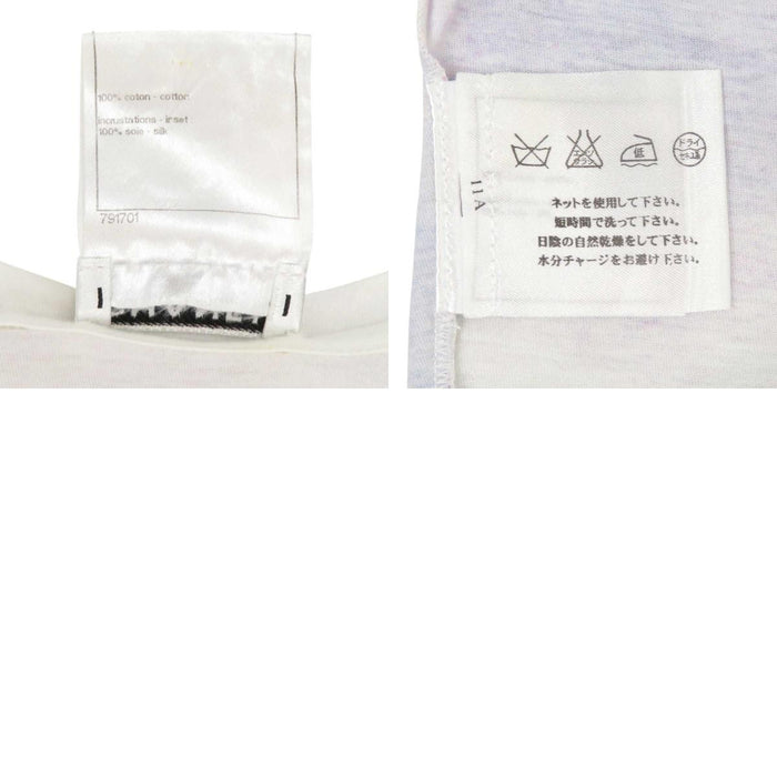 CHANEL 
COCO CC ロゴ 刺繍 コットン 
ココマーク ココマドモアゼル グラフィック プリント Tシャツ