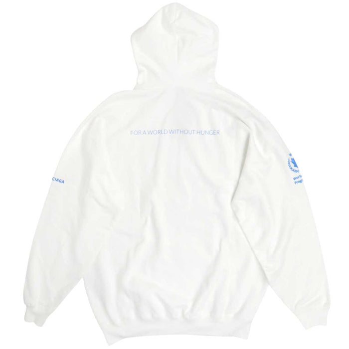 BALENCIAGA
WFP Sweat Cotton Fleece Lined Made in 2022
The World Food Programme Collaboration Logo Hoodie