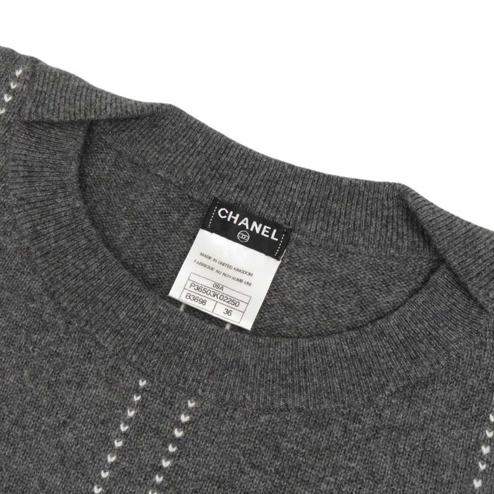 CHANEL
COCO Coco Button 09A
Coco Mark Cashmere Short Sleeve Knit Dress