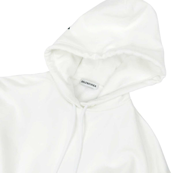 BALENCIAGA 
Sweat en coton 
Sweat à capuche avec logo imprimé