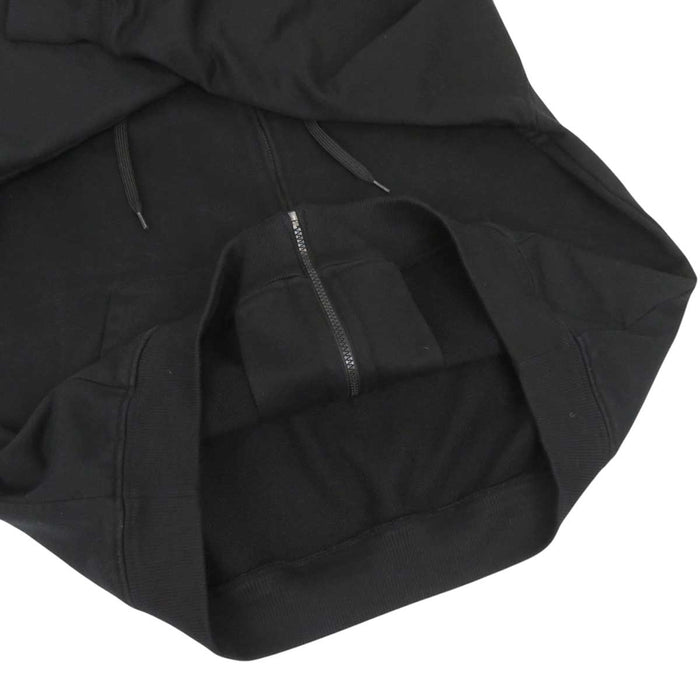 PRADA 
ロゴ スウェット コットン 
ジップアップ フーディ