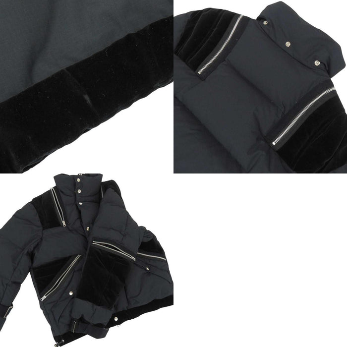 Sacai 
sacai ベルト ジップ 
SWITCHED DOWN JACKET 切替 ダウンジャケット