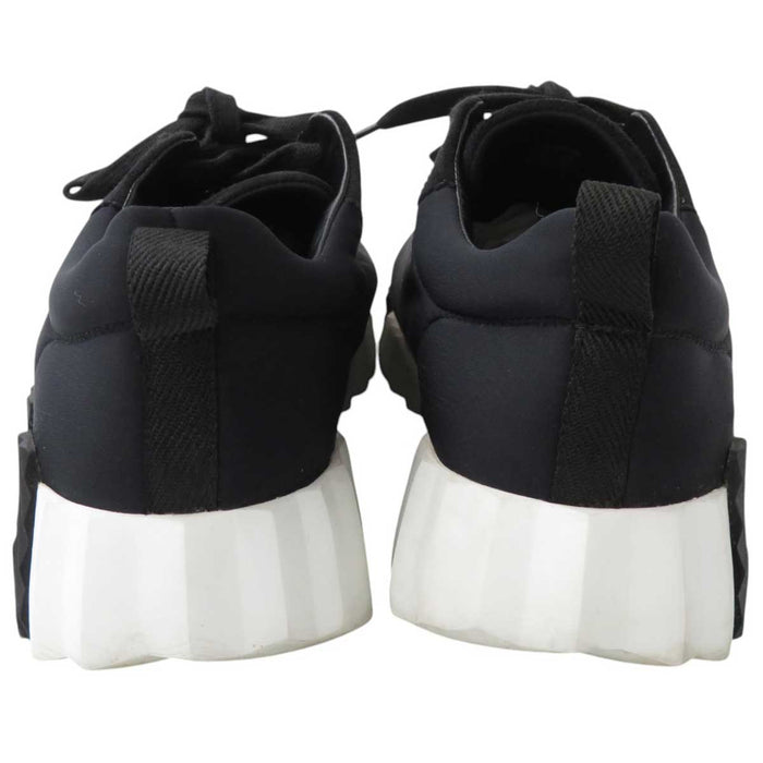 HERMES 
H アッシュ ロゴ スポーツ ベロア レースアップ 
バウンシング スニーカー