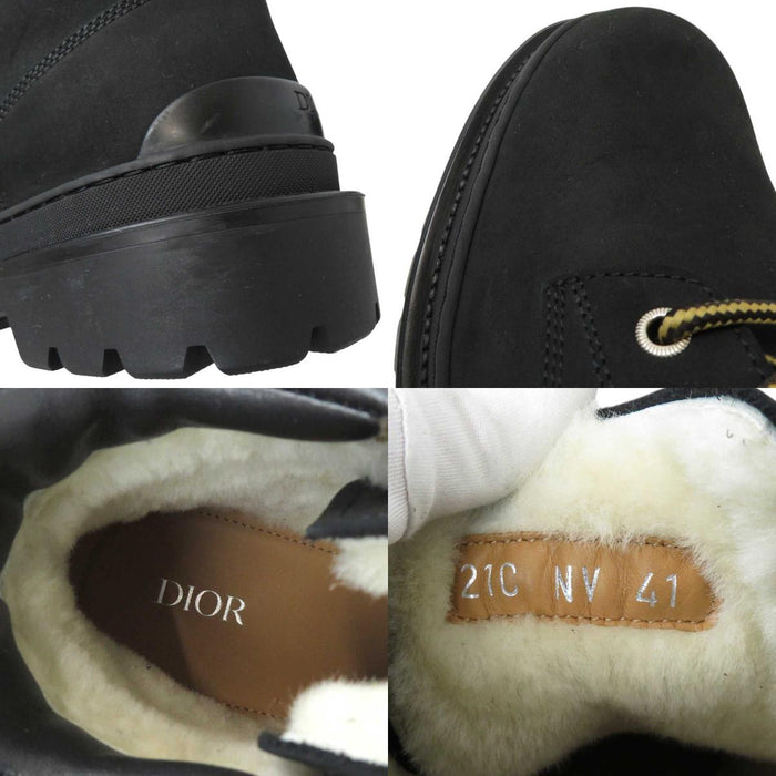 Dior 
トロッター ロゴ ワークブーツ レザー レースアップ 
オブリーク エクスプローラー アンクルブーツ 
クリスチャン・ディオール