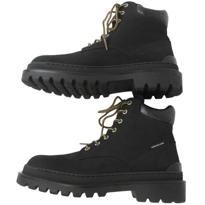 Dior 
トロッター ロゴ ワークブーツ レザー レースアップ 
オブリーク エクスプローラー アンクルブーツ 
クリスチャン・ディオール