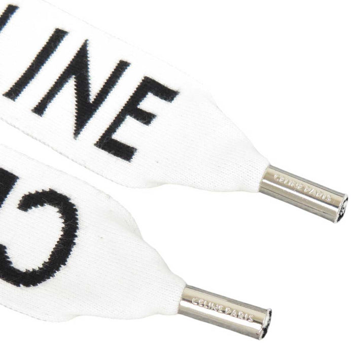 CELINE 
コットン スウェット 
ロゴ ドローコード フーディ