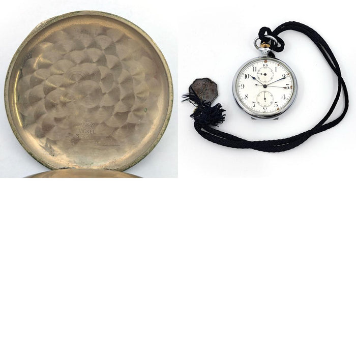 LONGINES Pocket Watch One-Push Chronograph Luminous Stopwatch Type 1 Kure Wataru Greater Japan Budokai Working Military Use