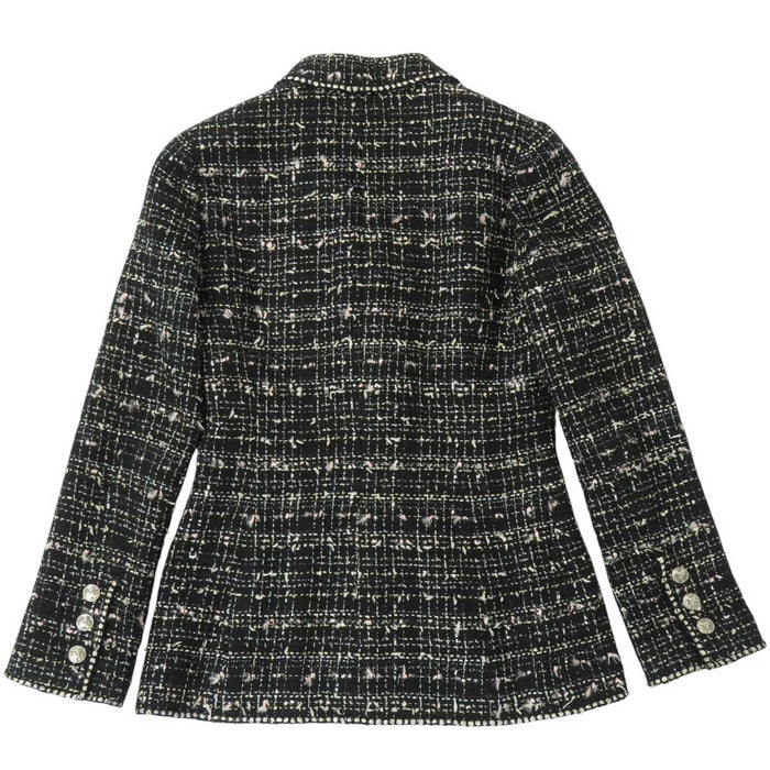 CHANEL 
05C COCO CC ロゴ ココボタン 
ココマーク エンブレム ツイード テーラードジャケット