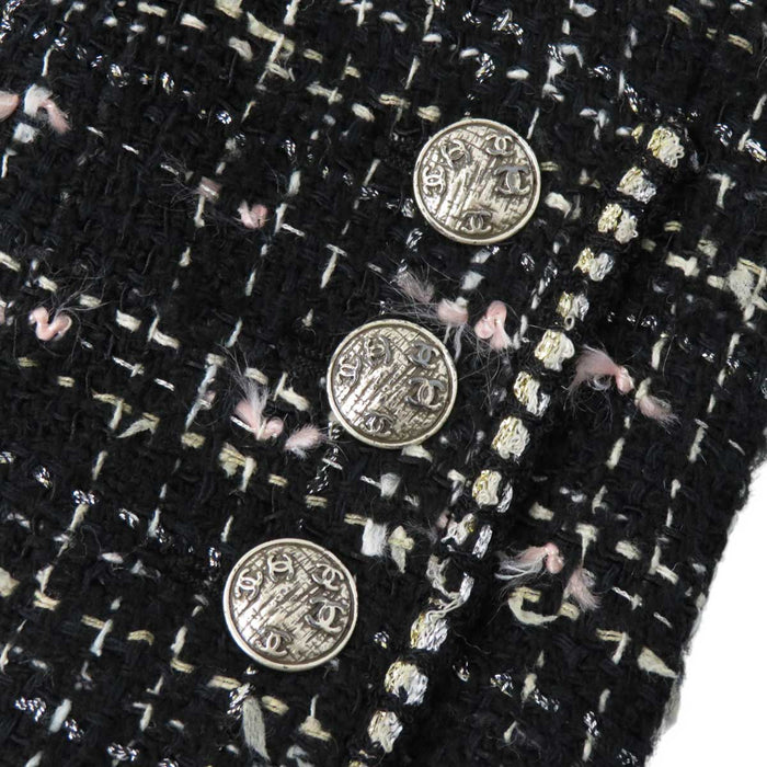 CHANEL 
05C COCO CC ロゴ ココボタン 
ココマーク エンブレム ツイード テーラードジャケット