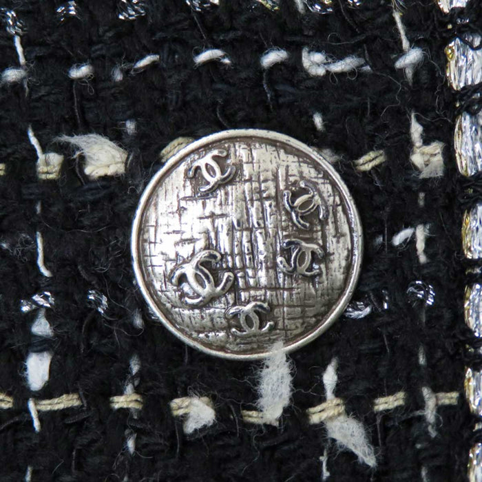 CHANEL 
05C COCO CC ロゴ ココボタン 
ココマーク エンブレム ツイード テーラードジャケット