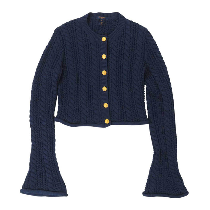 LOUIS VUITTON 
LV 
Cable Knit Cardigan