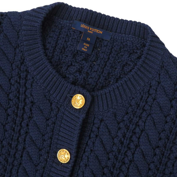 LOUIS VUITTON 
LV 
ケーブルニット カーディガン