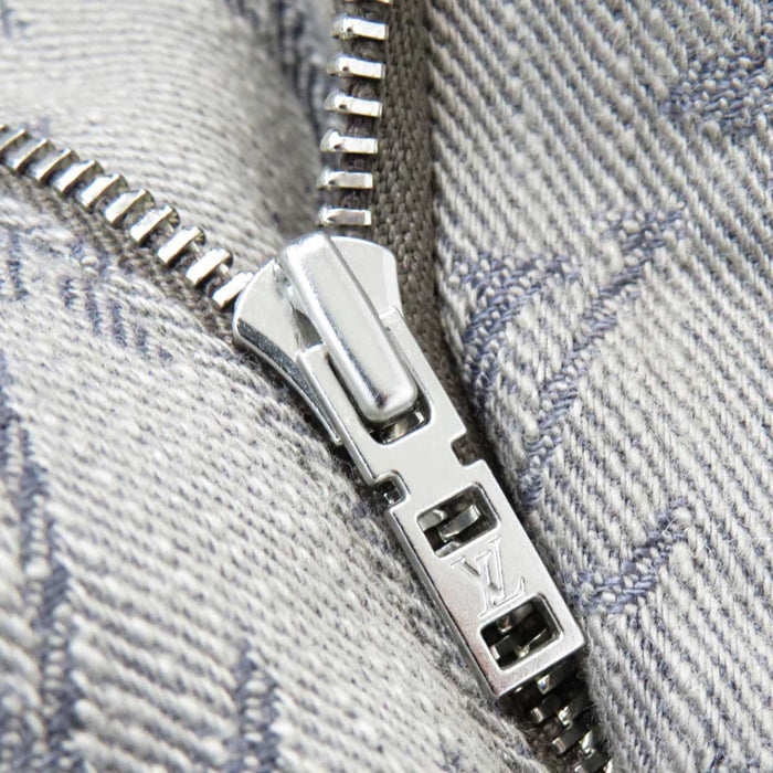 LOUIS VUITTON 
LV 総柄 コットン 
モノグラム ストレート デニムパンツ