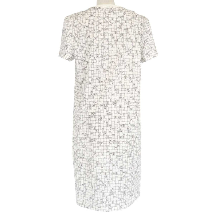 HERMES 
25SS ミニ 総柄 コットン 
ボルデュック チェック ワンピース