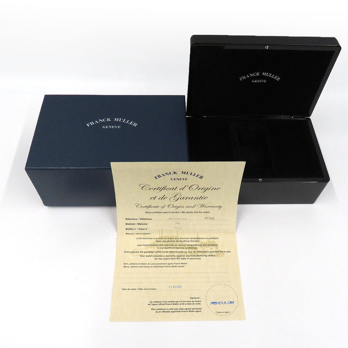 FRANCK MULLER 
Tonneau Curvo Ore Pazze Diamante 
Con scatola e garanzia