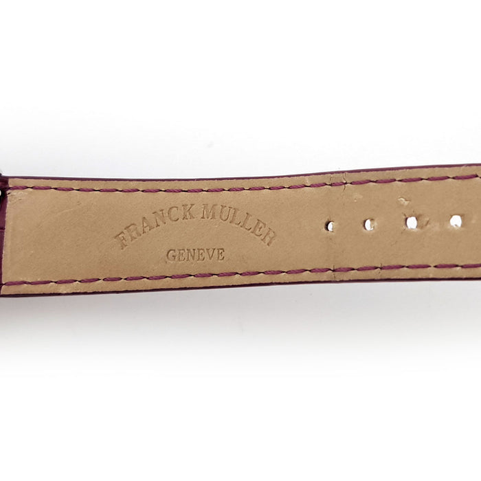 FRANCK MULLER 
Tonneau Courbe Heures Folles Diamant 
Avec boîte et certificat