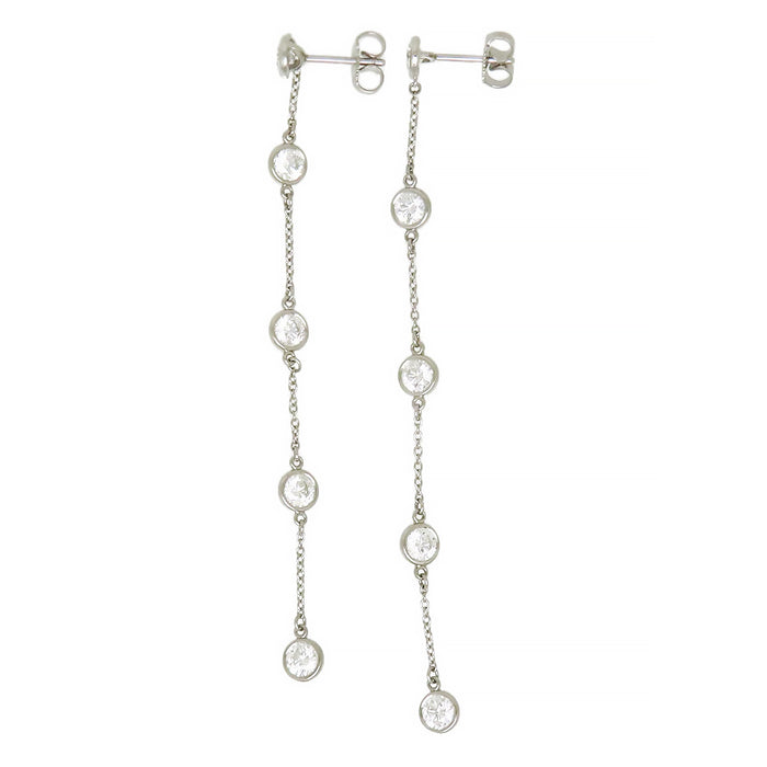 TIFFANY&Co. 
バイザヤード スウィング ドロップ ピアス