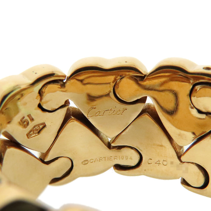 CARTIER 
Double Heart Ring