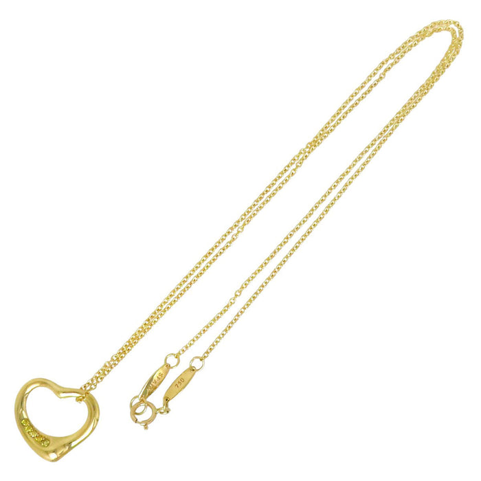 TIFFANY&Co. 
オープンハート ネックレス イエローダイヤモンド