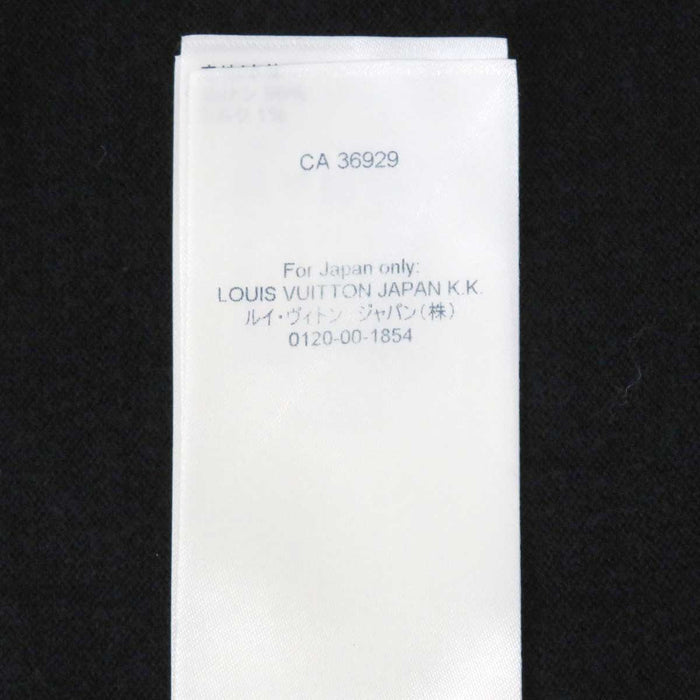 LOUIS VUITTON 
LV インサイドアウト コットン 
ロゴ 半袖 ニット