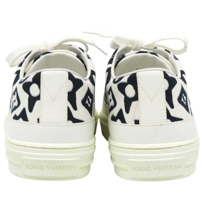 LOUIS VUITTON 
LV URS FISCHER キャンバス ローカット 
ウルスフィッシャー コラボ ステラーライン スニーカー