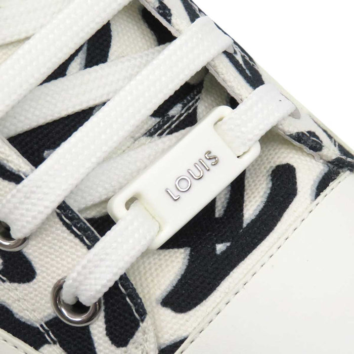 LOUIS VUITTON 
LV URS FISCHER キャンバス ローカット 
ウルスフィッシャー コラボ ステラーライン スニーカー