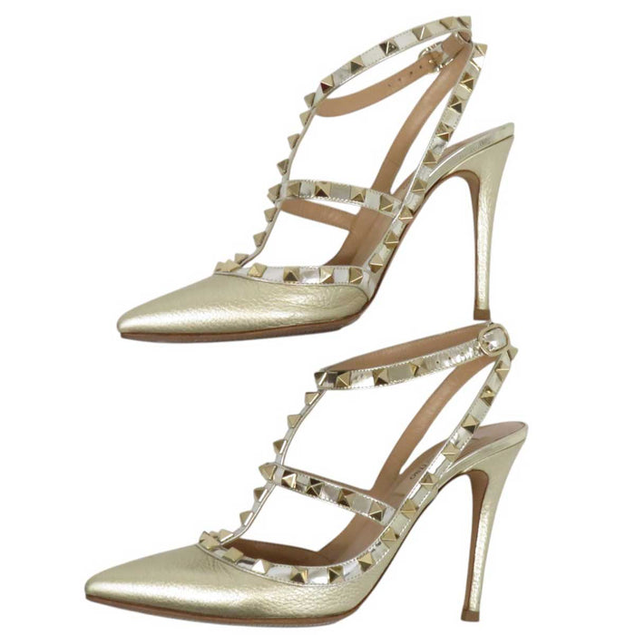 VALENTINO
Logo High Heels Pin Heels Ankle Strap
Rockstuds Strap Pumps 100MM