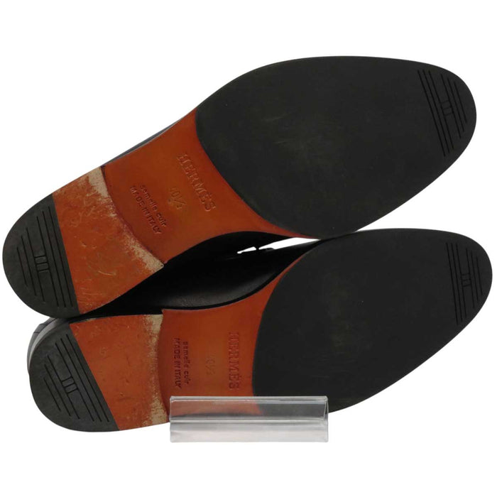 HERMES 
ドゥブルH レザー 
モントレー モカシン